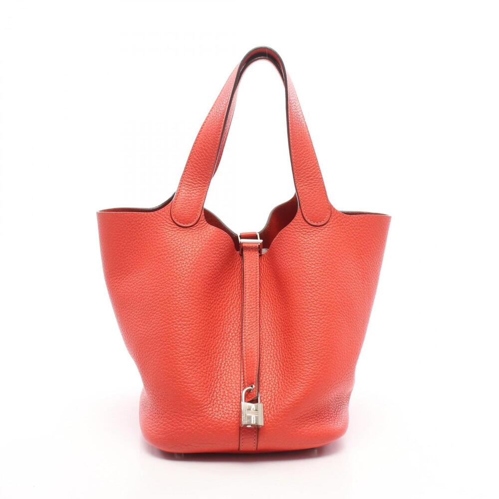 Hermes Picotin Lock MM Rose Jaipur Handbag, Taurillon Clemence Leather, Women...